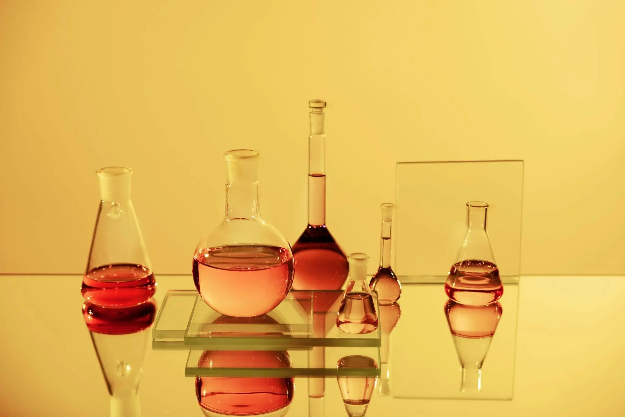laboratory setup for tin catalysts esterification testing