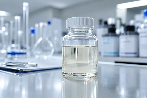 methyl tin stabiliser methyltin mercaptide liquid bottle in lab