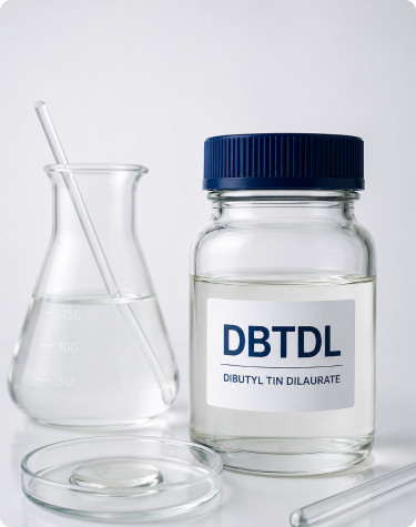 Dibutyl Tin Dilaurate (DBTDL) liquid tin catalyst supplied by SV Plastochem